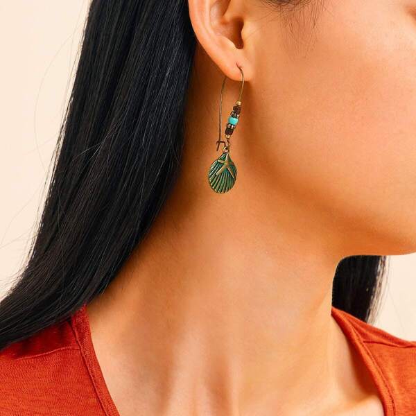 

Shell Dangling Hook Earrings 1pair