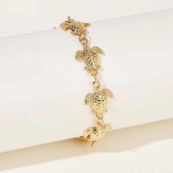 

Turtle Design Chain Anklet 1pc