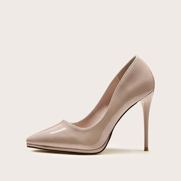 

Point Toe Patent Stiletto Heels