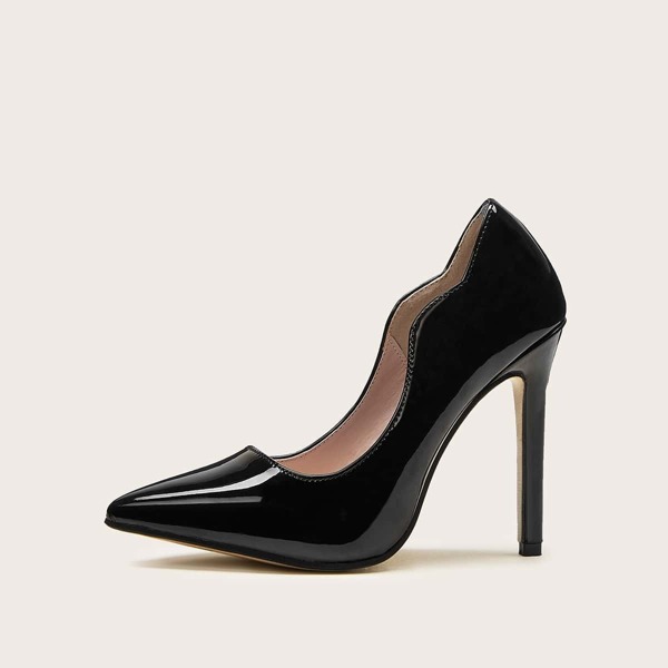 

Point Toe Patent Stiletto Court Heels