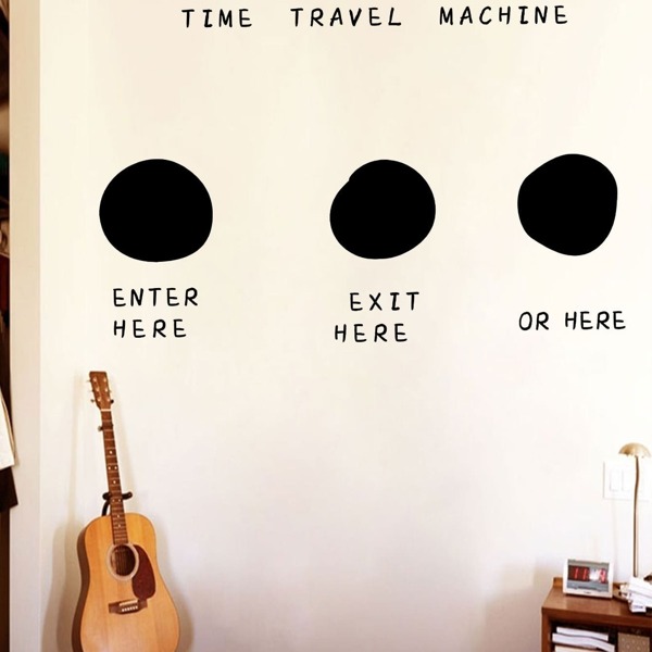 

Time Travel Machine Print Wall Sticker