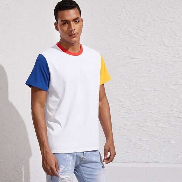 

Men Contrast Sleeve Ringer Tee