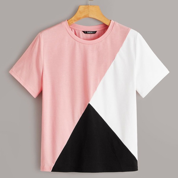 

Short Sleeve Colorblock Tee