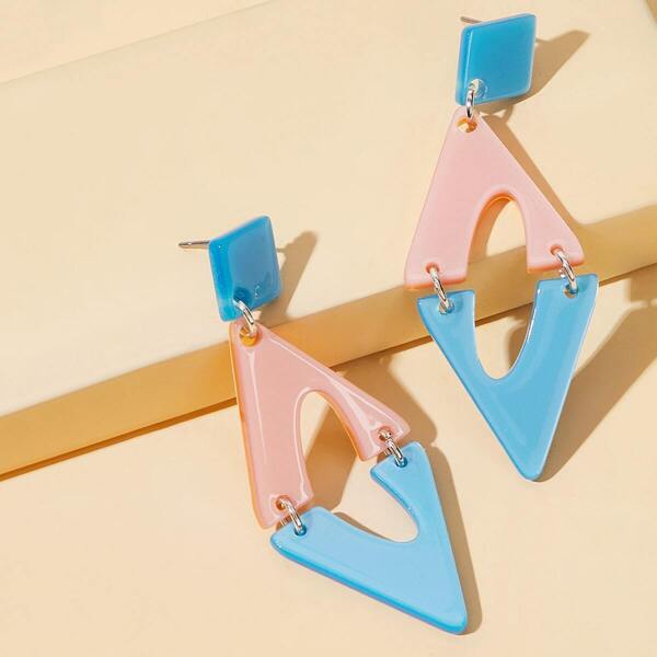 

Rhombus Drop Earrings 1pair