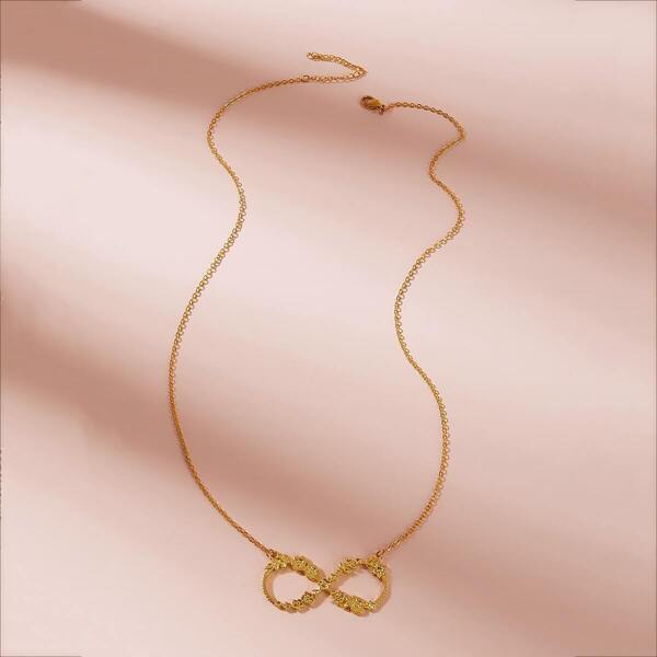 

Infinity Pendant Chain Necklace 1pc