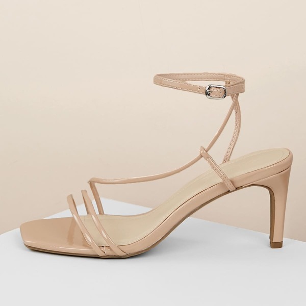 

Multi Strap Buckled Ankle Sandals