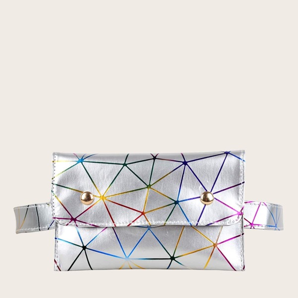 

Girls Geometric Print Bum Bag