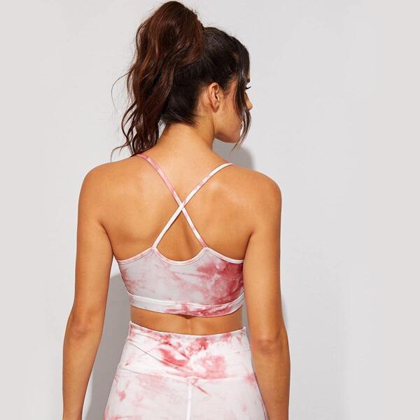

Tie Dye Criss Cross Sports Bra