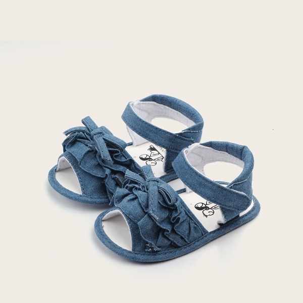 

Baby Girls Ruffle Decor Sandals