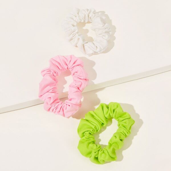 

Toddler Girls Solid Scrunchie 3pcs