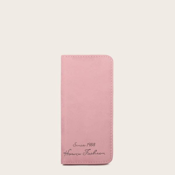 

Letter Print Purse With Card Holder
