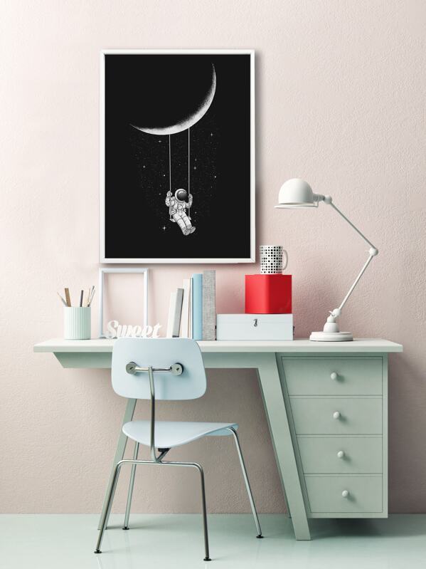 

Astronaut Swing Wall Art Print