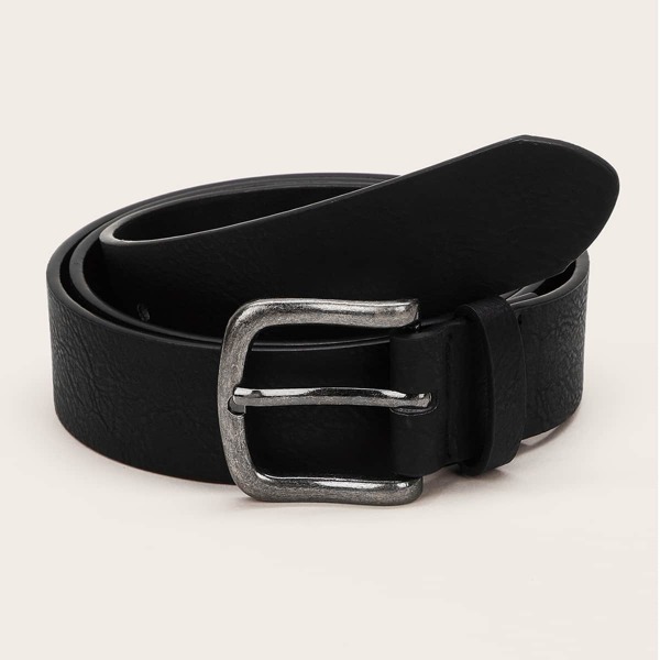 

Men Metal Buckle Belt, Black