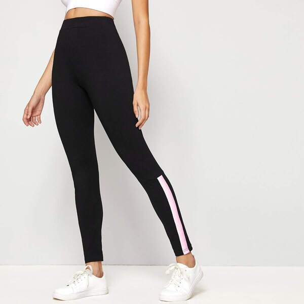 

Colorblock Side Ankle Leggings