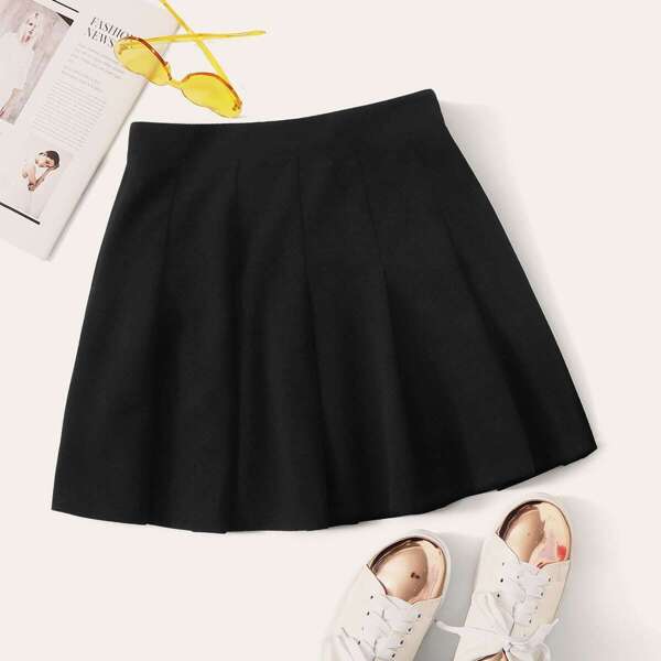 

Solid Skater Skirt