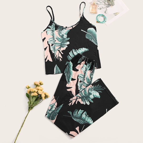 

Tropical Print Cami Pajama Set