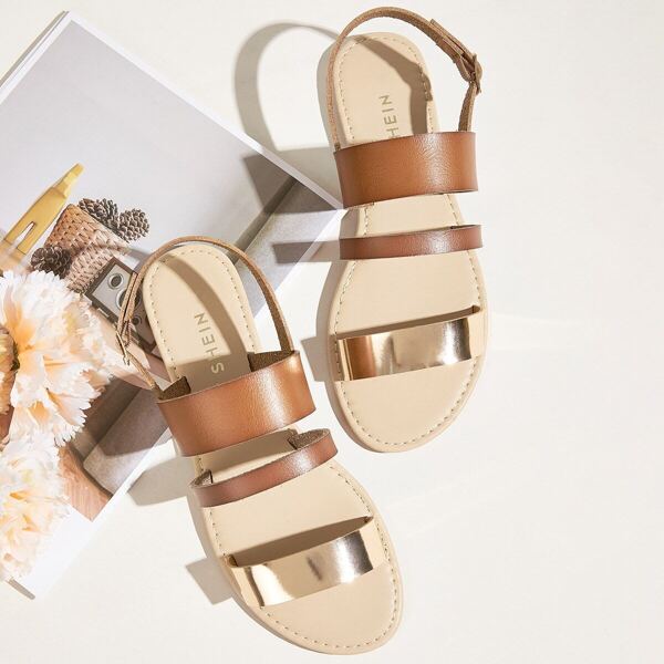 

Open Toe Slingback Sandals