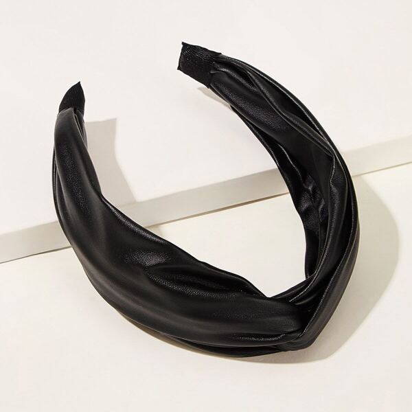 

Knot Decor Pu Headband