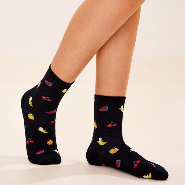 

Fruit Pattern Socks 1pair