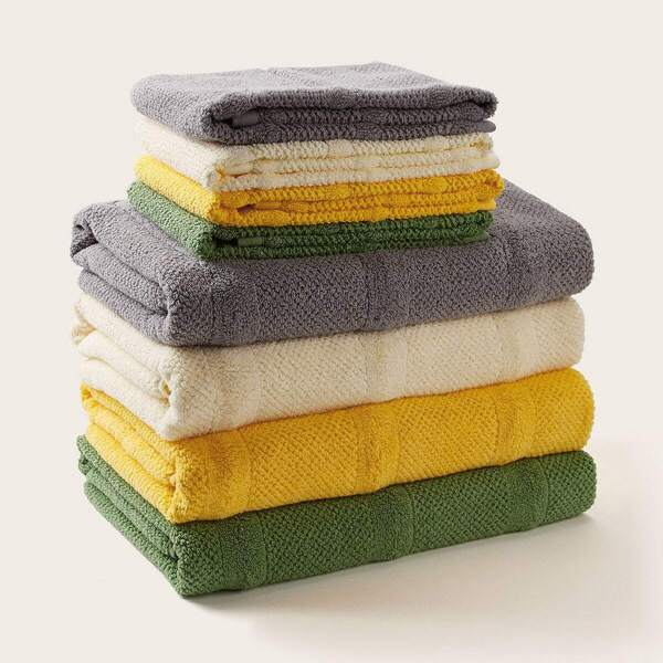 

Solid Cotton Towel Set 2pcs