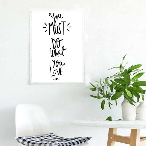

Slogan Wall Art Print