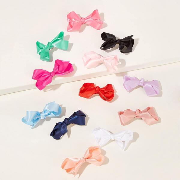 

Baby Bow Tie Design Hair Clip 12pcs