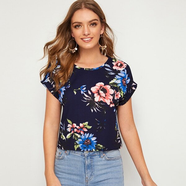 

Floral Print Top