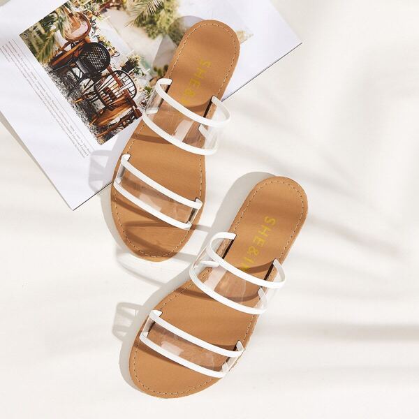 

Clear Strap Two Part Slippers
