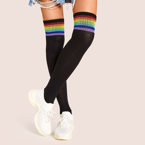 

Striped Pattern Socks 1pair