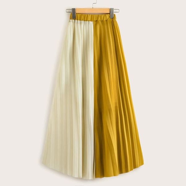

Cut And Sew Pleated Skirt