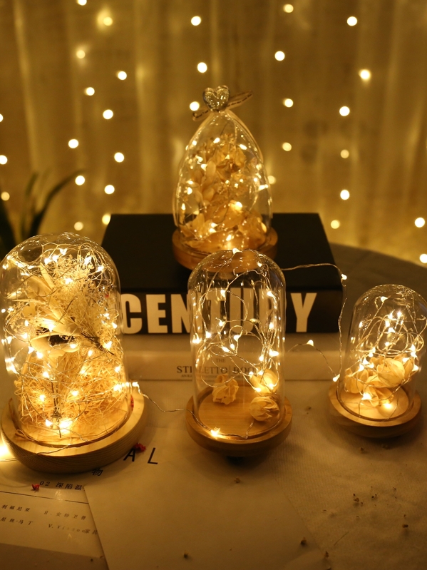 

30pcs Bulb Copper Wire String Light 3M, Yellow