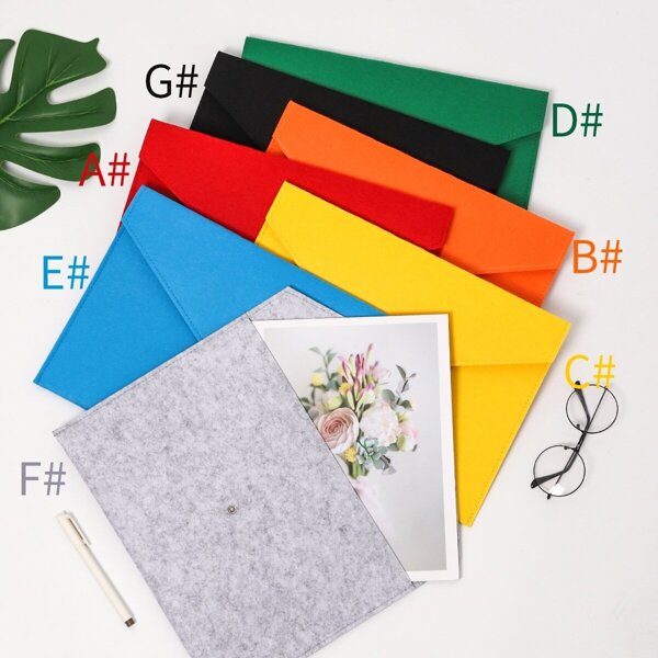 

Solid Felt File Bag 1pc