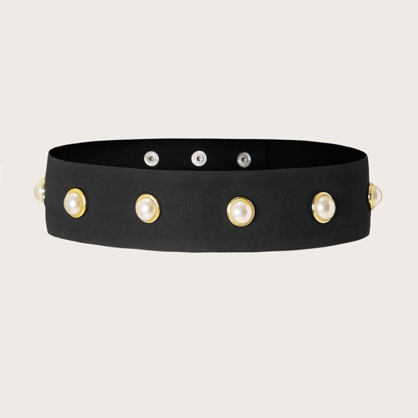 

Studded Decor Waist Belt