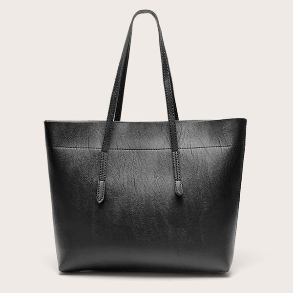 

Minimalist PU Tote Bag