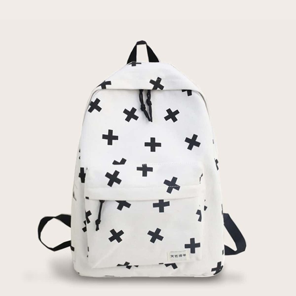 

Pocket Front Canvas Backpack