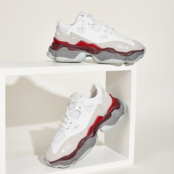 

Lace-up Front Chunky Sole Trainers
