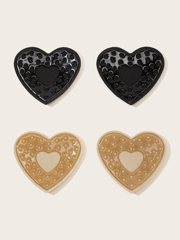 

Heart Shaped Nipple Cover 2pairs, Multicolor