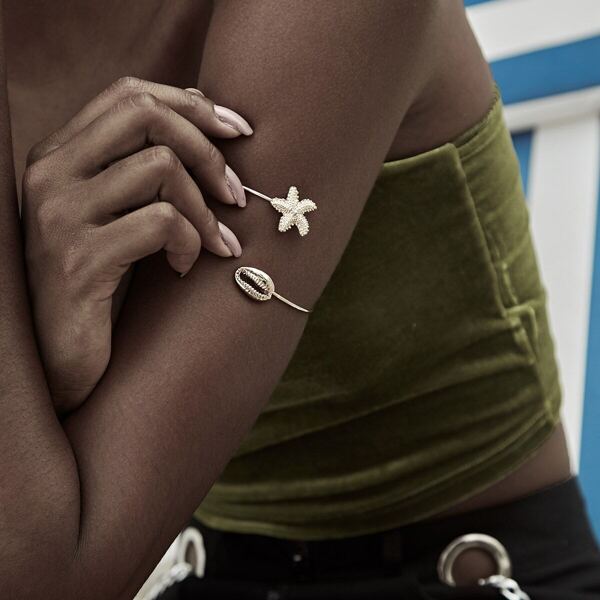 

Shell & Starfish Decor Arm Bracelet