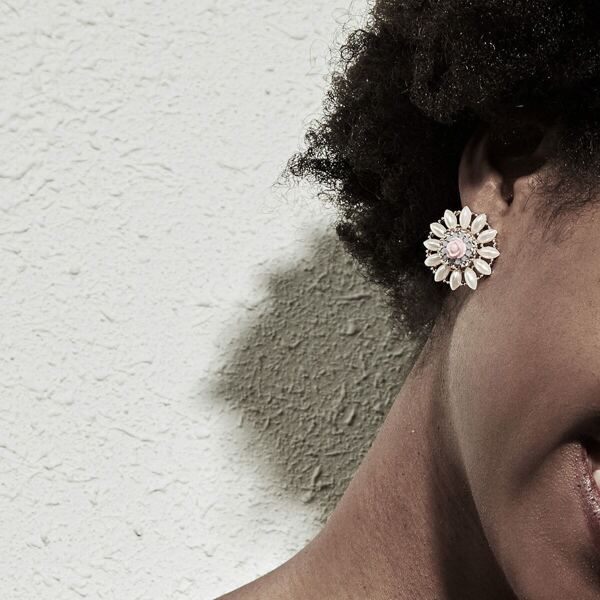 

Flower Decor Stud Earrings 1pair