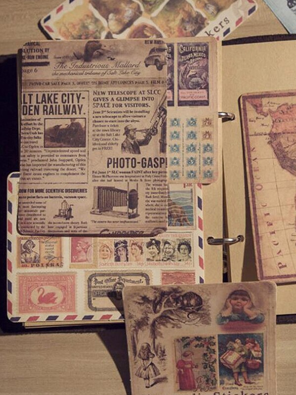 

Random Vintage Sticker 10sheets