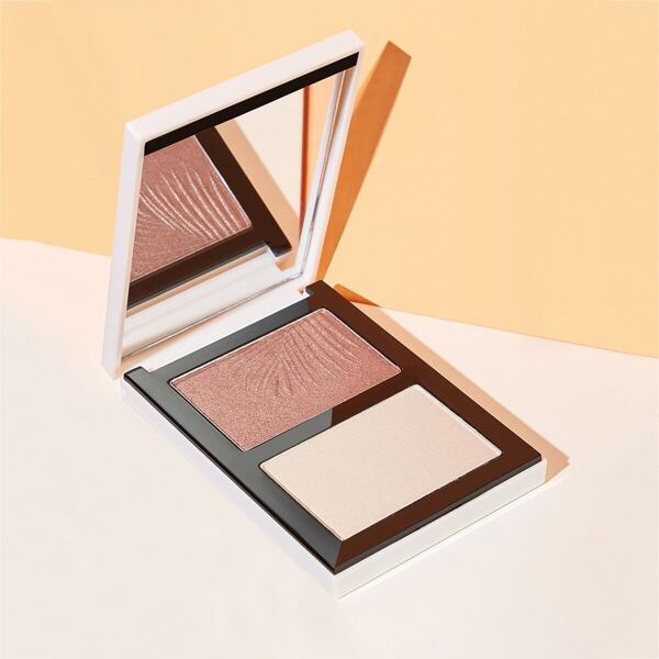 

2 Color Shimmer Highlight Palette