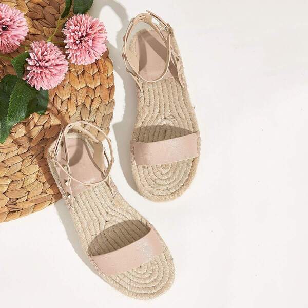 

Open Toe Studded Espadrille Sandals