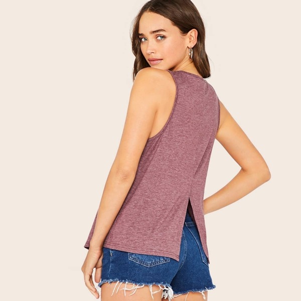 

Split Back Tank Top
