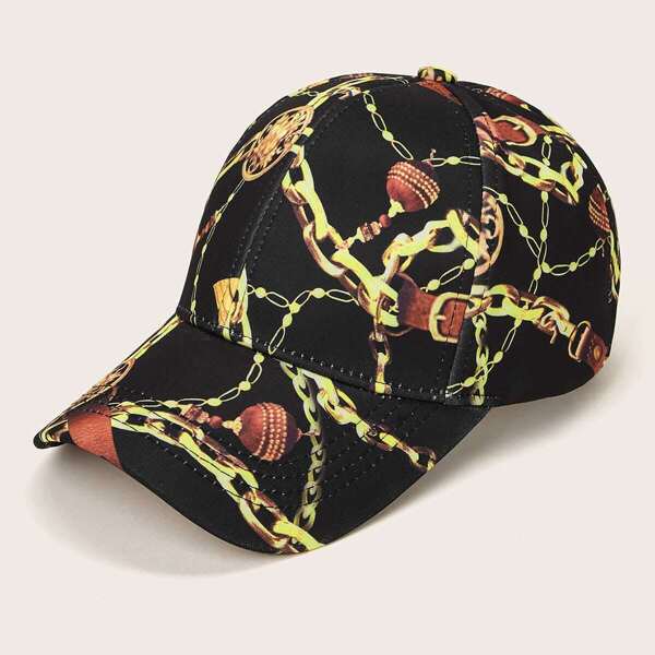

Men Chain Pattern Baseball Cap
