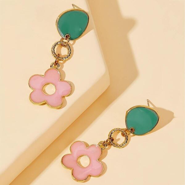 

Flower Drop Earrings 1pair
