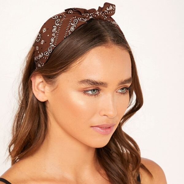 

Bandana Print Bow Tie Large Headband