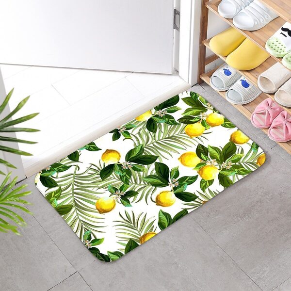 

Lemon & Leaf Print Floor Mat