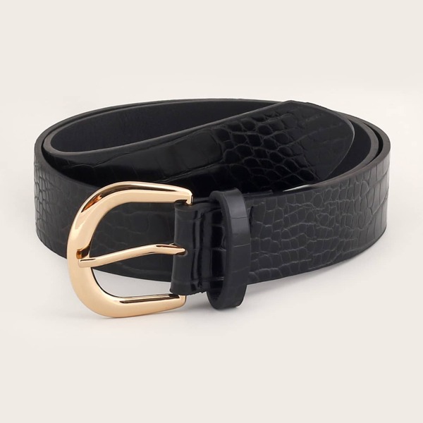 

Men Crocodile Pattern Belt