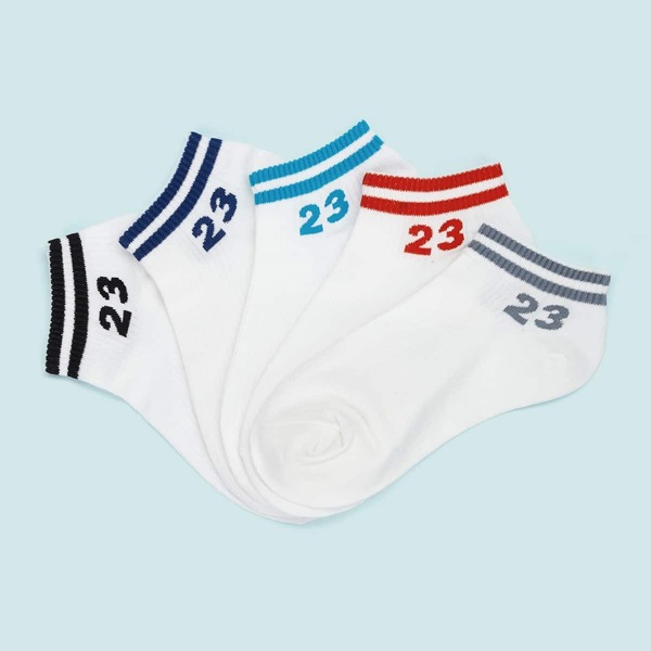 

Number Pattern Ankle Socks 5pairs