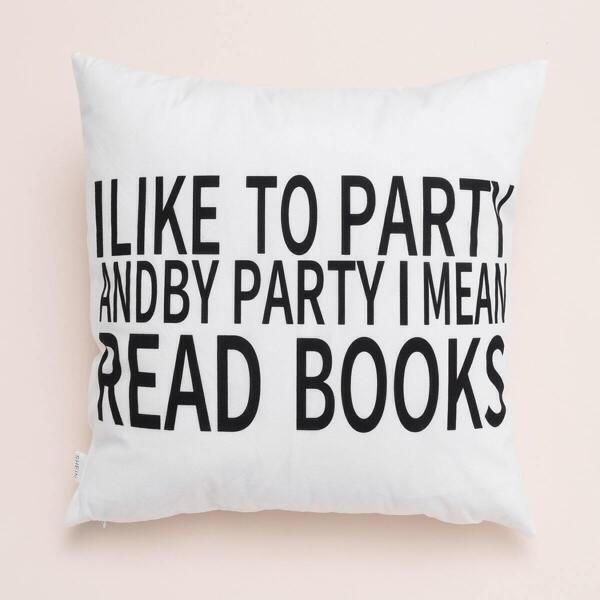 

Slogan Print Cushion Cover